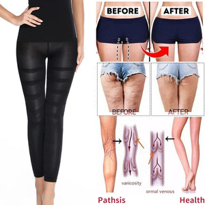 High-Waist Anti-Cellulite Compression Leggings